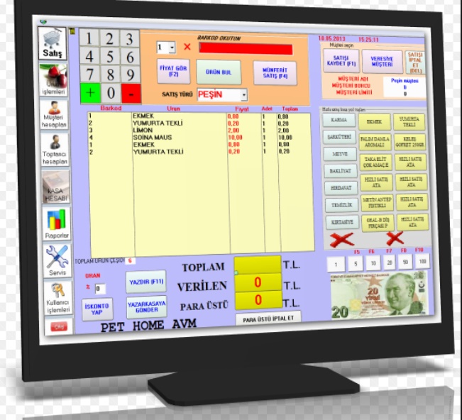 kantin satış programı restoran programı
