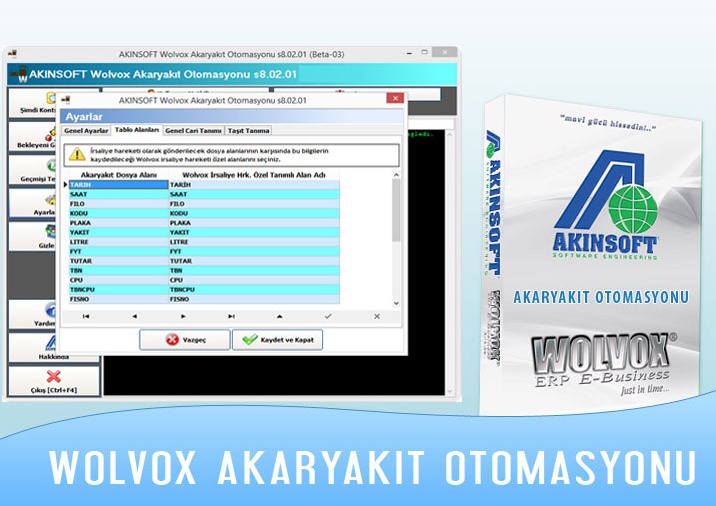 akınsoft akaryakıt otomasyonu