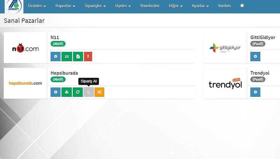AKINSOFT E-ticaret çözümleri