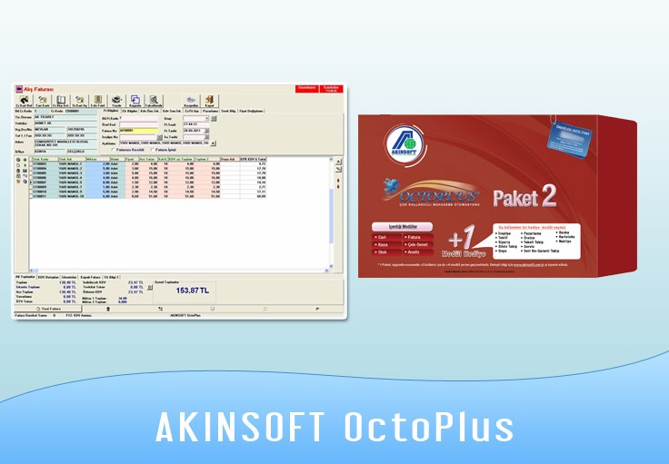 AKINSOFT ön muhasebe programı