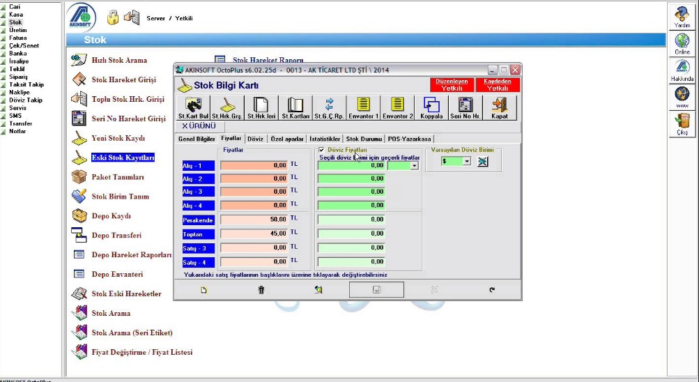 AKINSOFT ön muhasebe programı