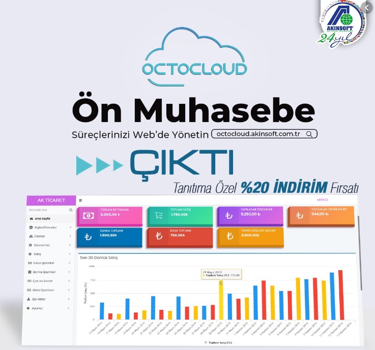 AKINSOFT OctoCloud Ön Muhasebe